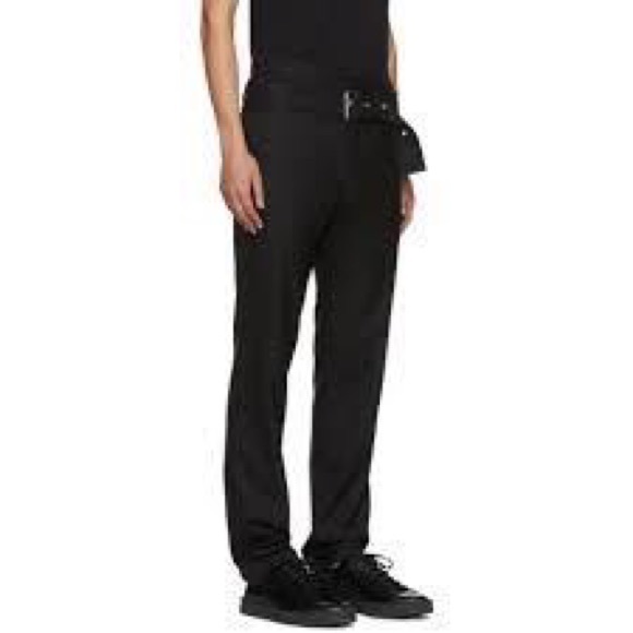 Helmut Lang black double waistband trousers - Picture 2 of 6